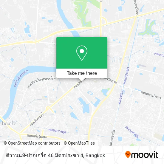 ติวานนท์-ปากเกร็ด 46 มิตรประชา 4 map