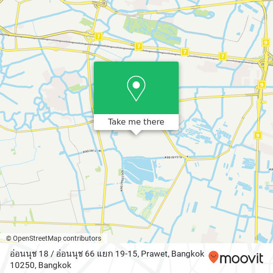 อ่อนนุช 18 / อ่อนนุช 66 แยก 19-15, Prawet, Bangkok 10250 map