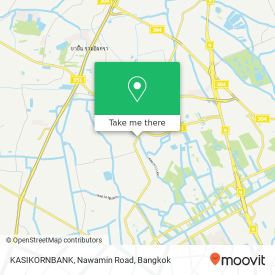 KASIKORNBANK, Nawamin Road map