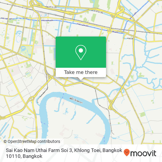 Sai Kao Nam Uthai Farm Soi 3, Khlong Toei, Bangkok 10110 map