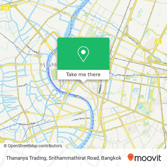 Thananya Trading, Srithammathirat Road map