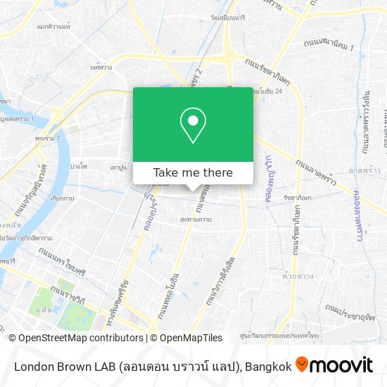 London Brown LAB (ลอนดอน บราวน์ แลป) map