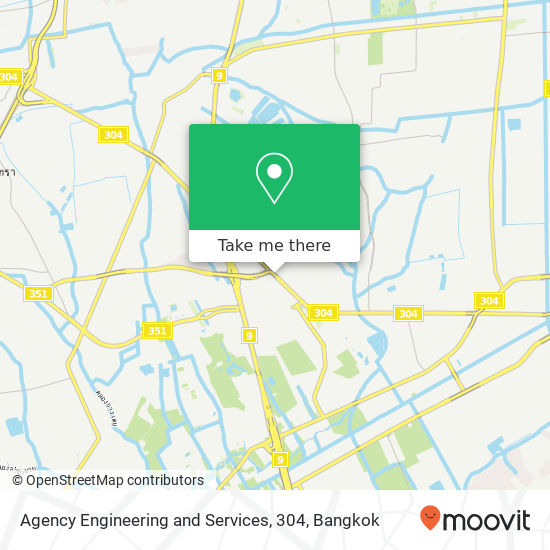 Agency Engineering and Services, 304 map