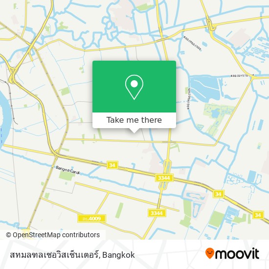 สหมลฑลเซอวิสเซ็นเตอร์ map