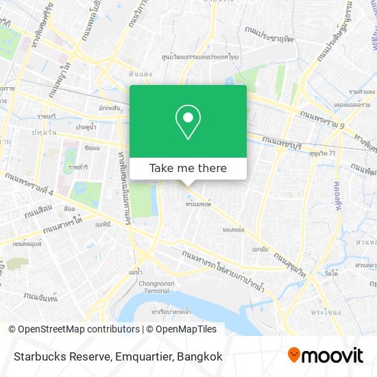 Starbucks Reserve, Emquartier map