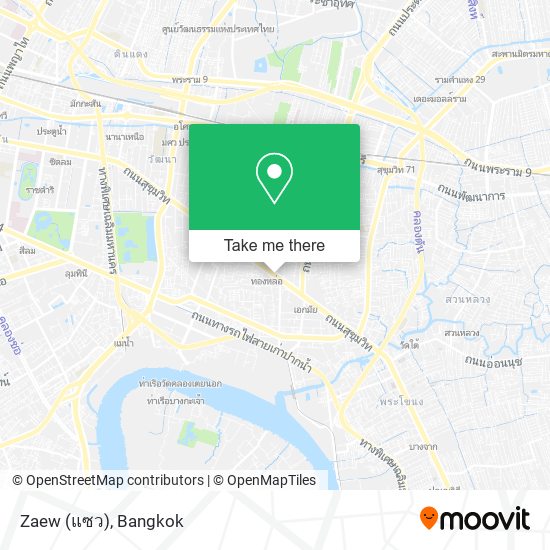 Zaew (แซว) map