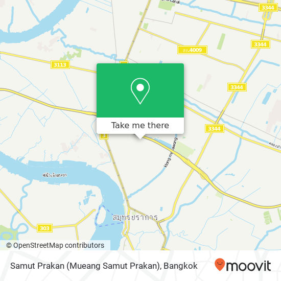 Samut Prakan (Mueang Samut Prakan) map