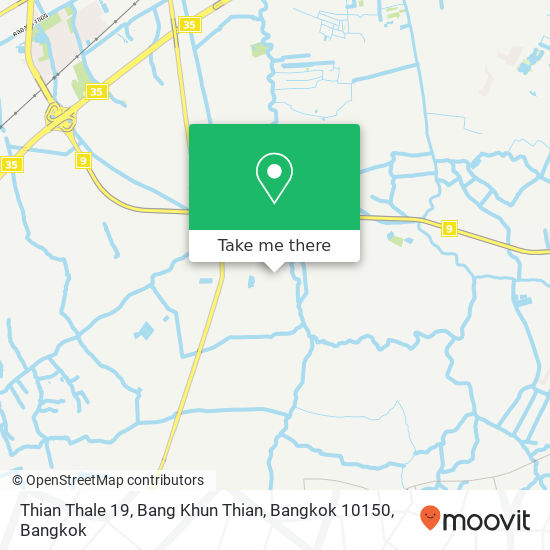 Thian Thale 19, Bang Khun Thian, Bangkok 10150 map