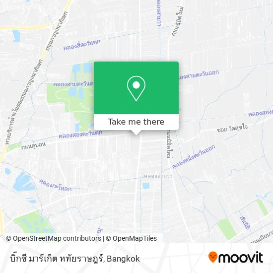 บิ๊กซี มาร์เก็ต หทัยราษฎร์ map