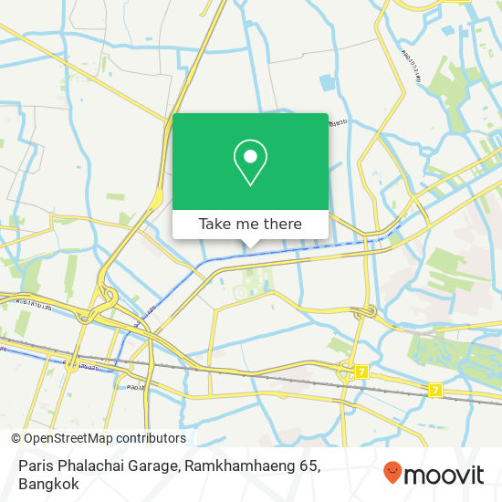 Paris Phalachai Garage, Ramkhamhaeng 65 map