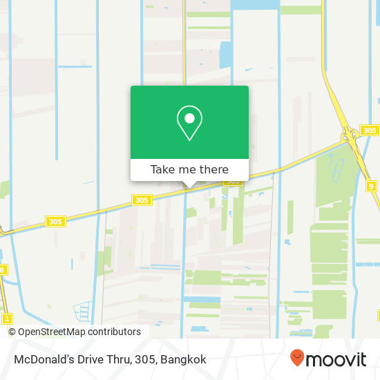 McDonald's Drive Thru, 305 map