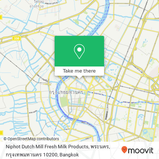 Niphot Dutch Mill Fresh Milk Products, พระนคร, กรุงเทพมหานคร 10200 map