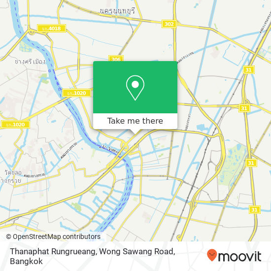 Thanaphat Rungrueang, Wong Sawang Road map
