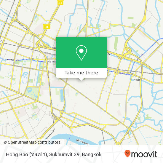 Hong Bao (หงเปา), Sukhumvit 39 map