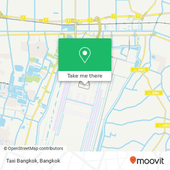 Taxi Bangkok map