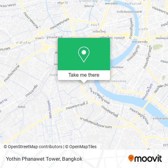 Yothin Phanawet Tower map