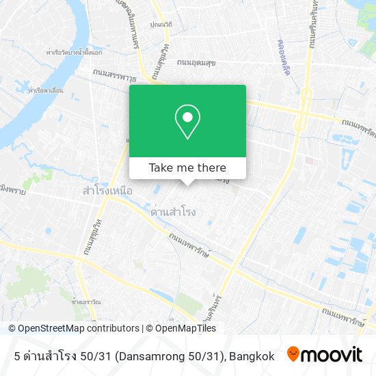 5 ด่านสำโรง 50 / 31 (Dansamrong 50 / 31) map