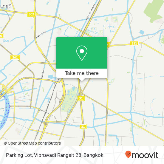 Parking Lot, Viphavadi Rangsit 28 map