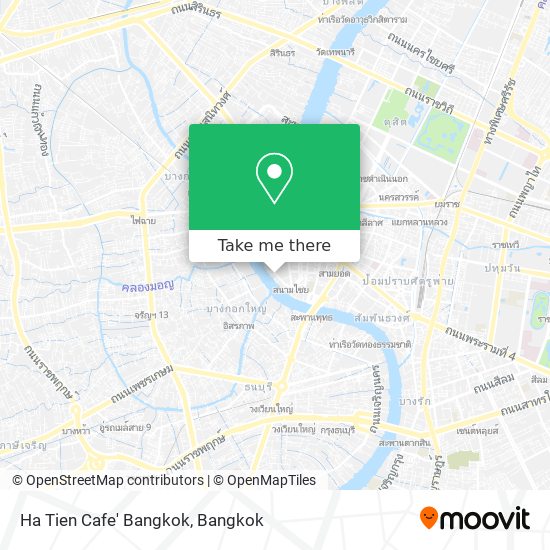 Ha Tien Cafe' Bangkok map