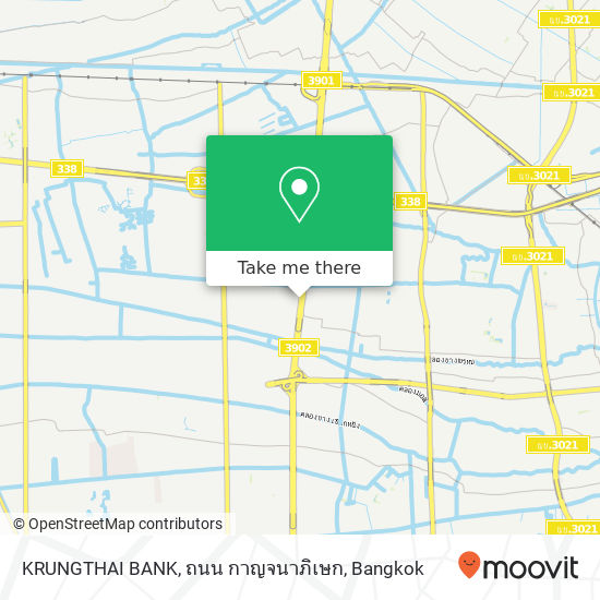 KRUNGTHAI BANK, ถนน กาญจนาภิเษก map