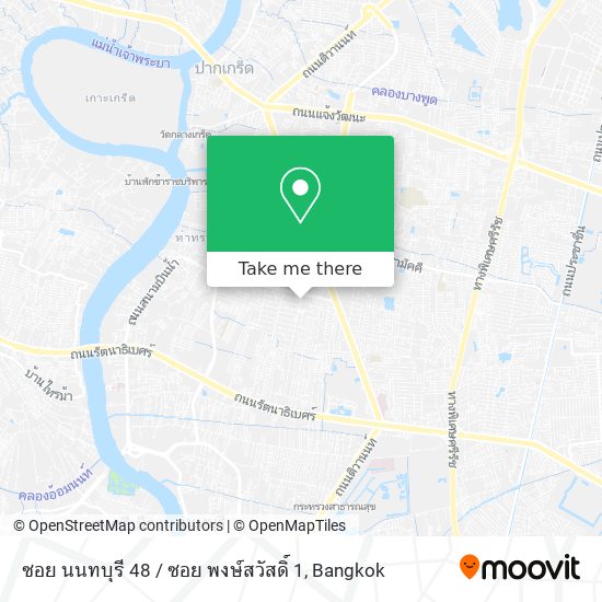 ซอย นนทบุรี 48 / ซอย พงษ์สวัสดิ์ 1 map