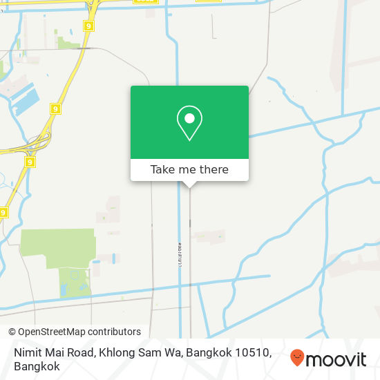 Nimit Mai Road, Khlong Sam Wa, Bangkok 10510 map