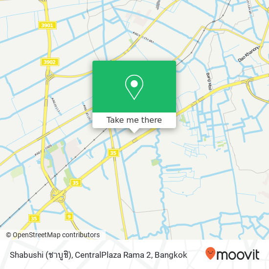 Shabushi (ชาบูชิ), CentralPlaza Rama 2 map