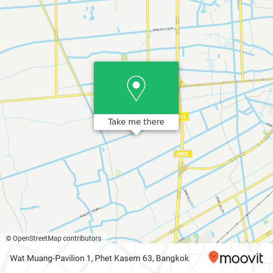 Wat Muang-Pavilion 1, Phet Kasem 63 map