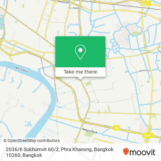 2036 / 6 Sukhumvit 60 / 2, Phra Khanong, Bangkok 10260 map