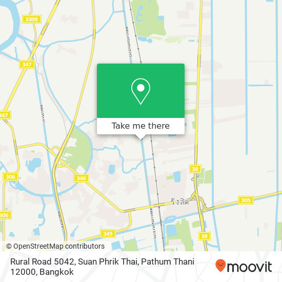 Rural Road 5042, Suan Phrik Thai, Pathum Thani 12000 map