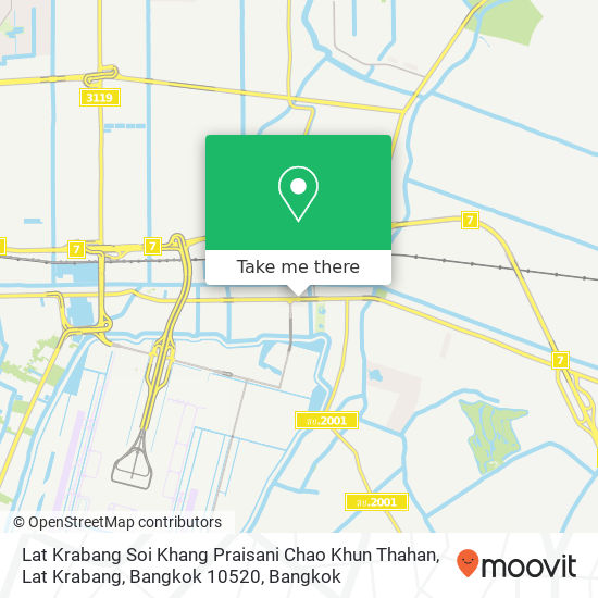 Lat Krabang Soi Khang Praisani Chao Khun Thahan, Lat Krabang, Bangkok 10520 map