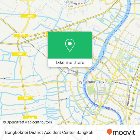 Bangkoknoi District Accident Center map