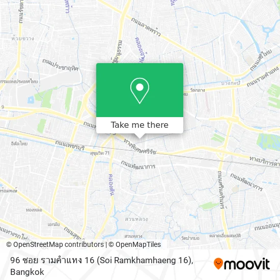 96 ซอย รามคำแหง 16 (Soi Ramkhamhaeng 16) map