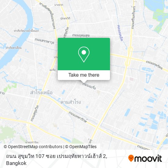 ถนน สุขุมวิท 107 ซอย เปรมฤทัยทาวน์เฮ้าส์ 2 map