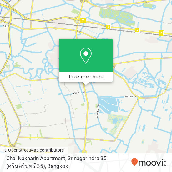 Chai Nakharin Apartment, Srinagarindra 35 (ศรีนครินทร์ 35) map