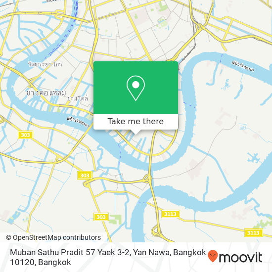 Muban Sathu Pradit 57 Yaek 3-2, Yan Nawa, Bangkok 10120 map