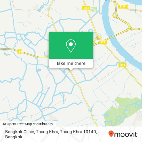 Bangkok Clinic, Thung Khru, Thung Khru 10140 map