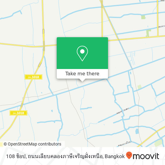 108 ช็อป, ถนนเลียบคลองภาษีเจริญฝั่งเหนือ map