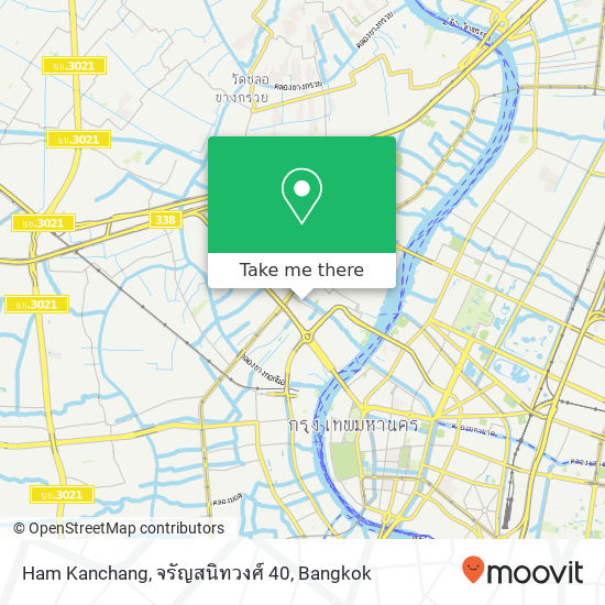 Ham Kanchang, จรัญสนิทวงศ์ 40 map