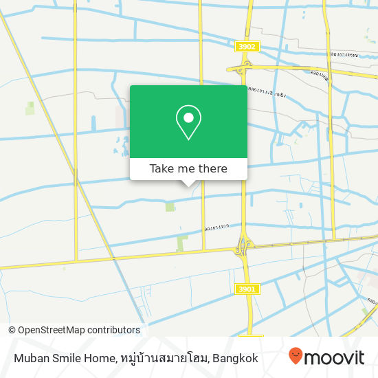 Muban Smile Home, หมู่บ้านสมายโฮม map