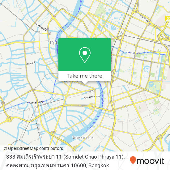 333 สมเด็จเจ้าพระยา 11 (Somdet Chao Phraya 11), คลองสาน, กรุงเทพมหานคร 10600 map