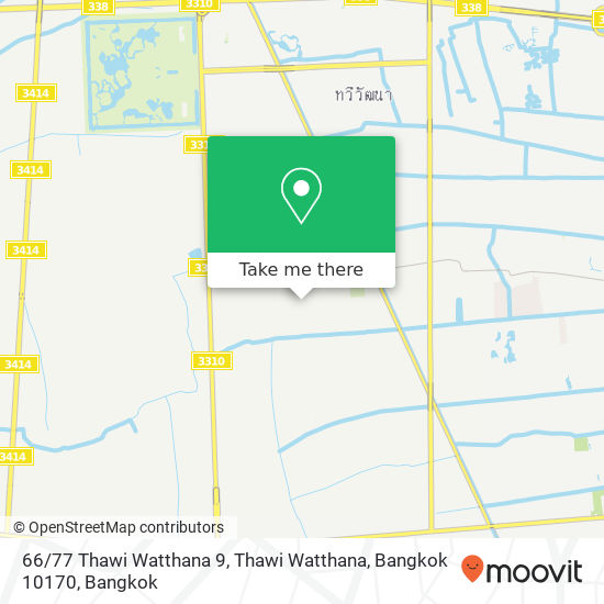 66 / 77 Thawi Watthana 9, Thawi Watthana, Bangkok 10170 map