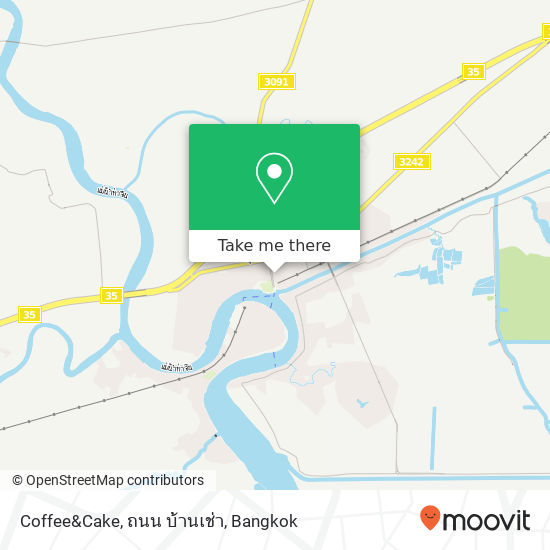 Coffee&Cake, ถนน บ้านเช่า map