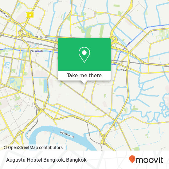 Augusta Hostel Bangkok map