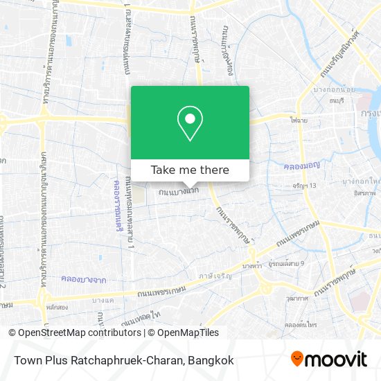 Town Plus Ratchaphruek-Charan map