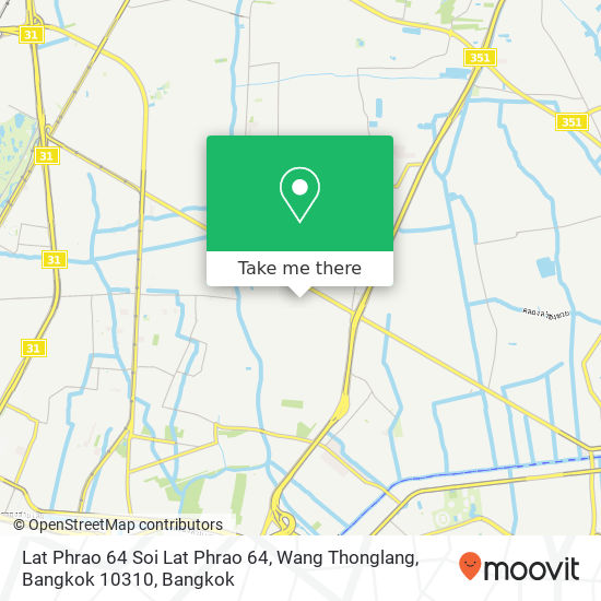 Lat Phrao 64 Soi Lat Phrao 64, Wang Thonglang, Bangkok 10310 map