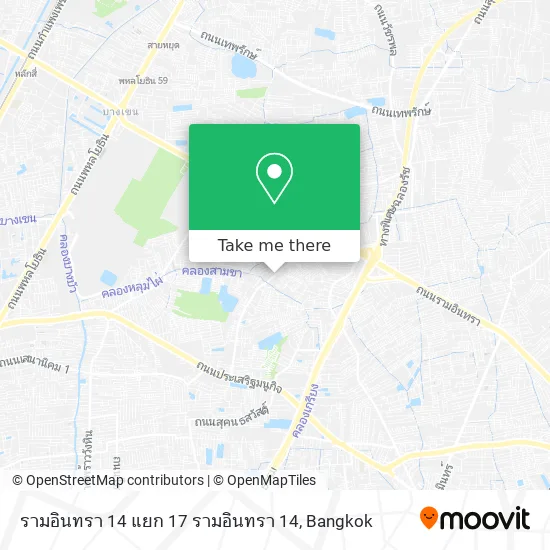รามอินทรา 14 แยก 17 รามอินทรา 14 map