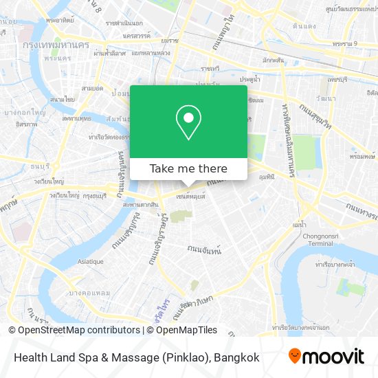 Health Land Spa & Massage (Pinklao) map