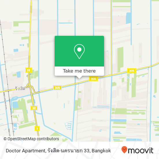 Doctor Apartment, รังสิต-นครนายก 33 map