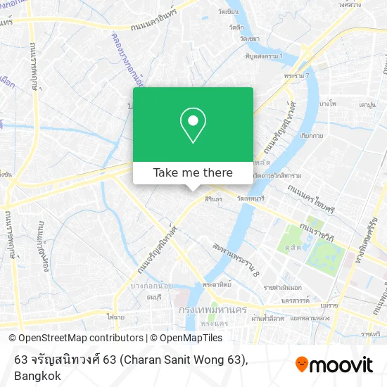 63 จรัญสนิทวงศ์ 63 (Charan Sanit Wong 63) map